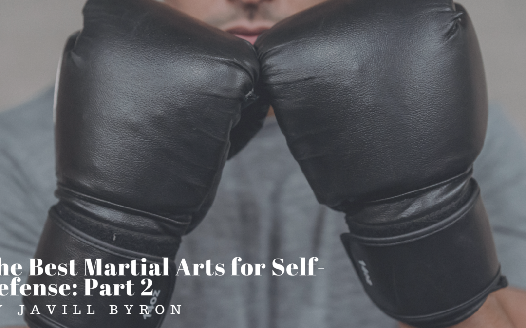 Javill Byron The Best Martial Arts for Self-Defense: Part 2